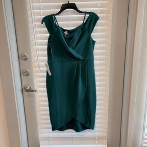 Green Armani Exchange cocktail dress